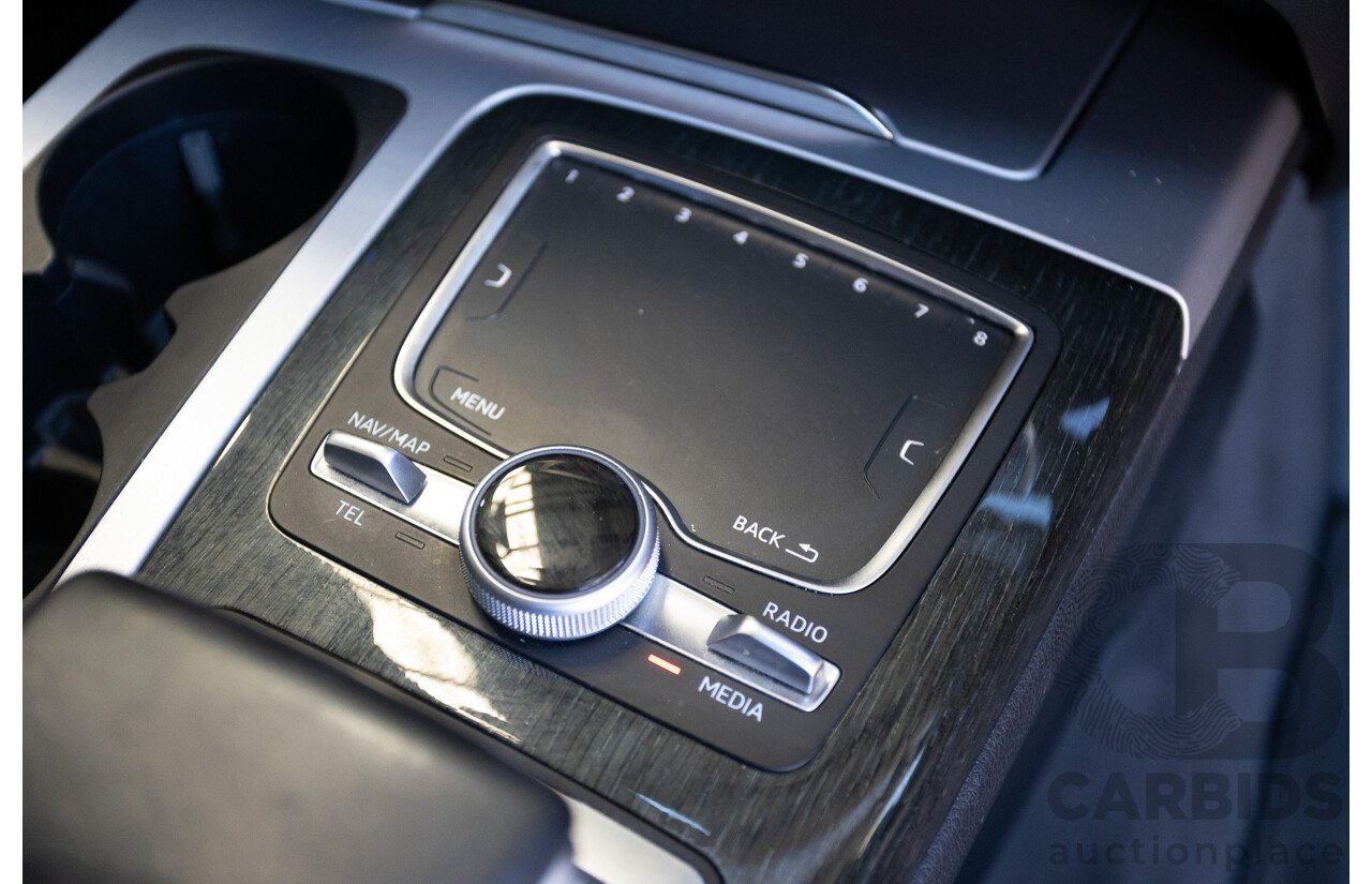 10/2015 Audi Q7 3.0 TDI Quattro (AWD) 4M 4D Wagon Pure White Turbo Diesel V6 (200kw) 3.0L - 7 seater