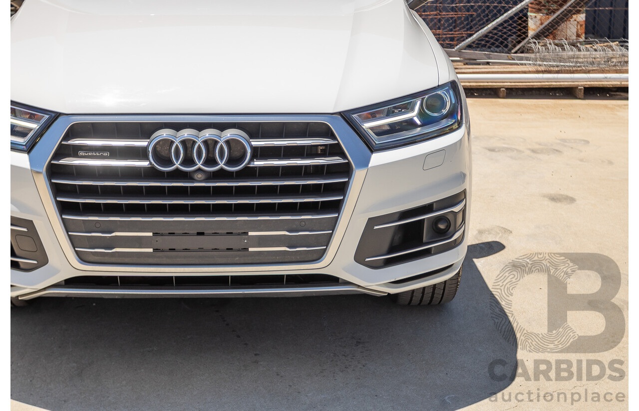 10/2015 Audi Q7 3.0 TDI Quattro (AWD) 4M 4D Wagon Pure White Turbo Diesel V6 (200kw) 3.0L - 7 seater