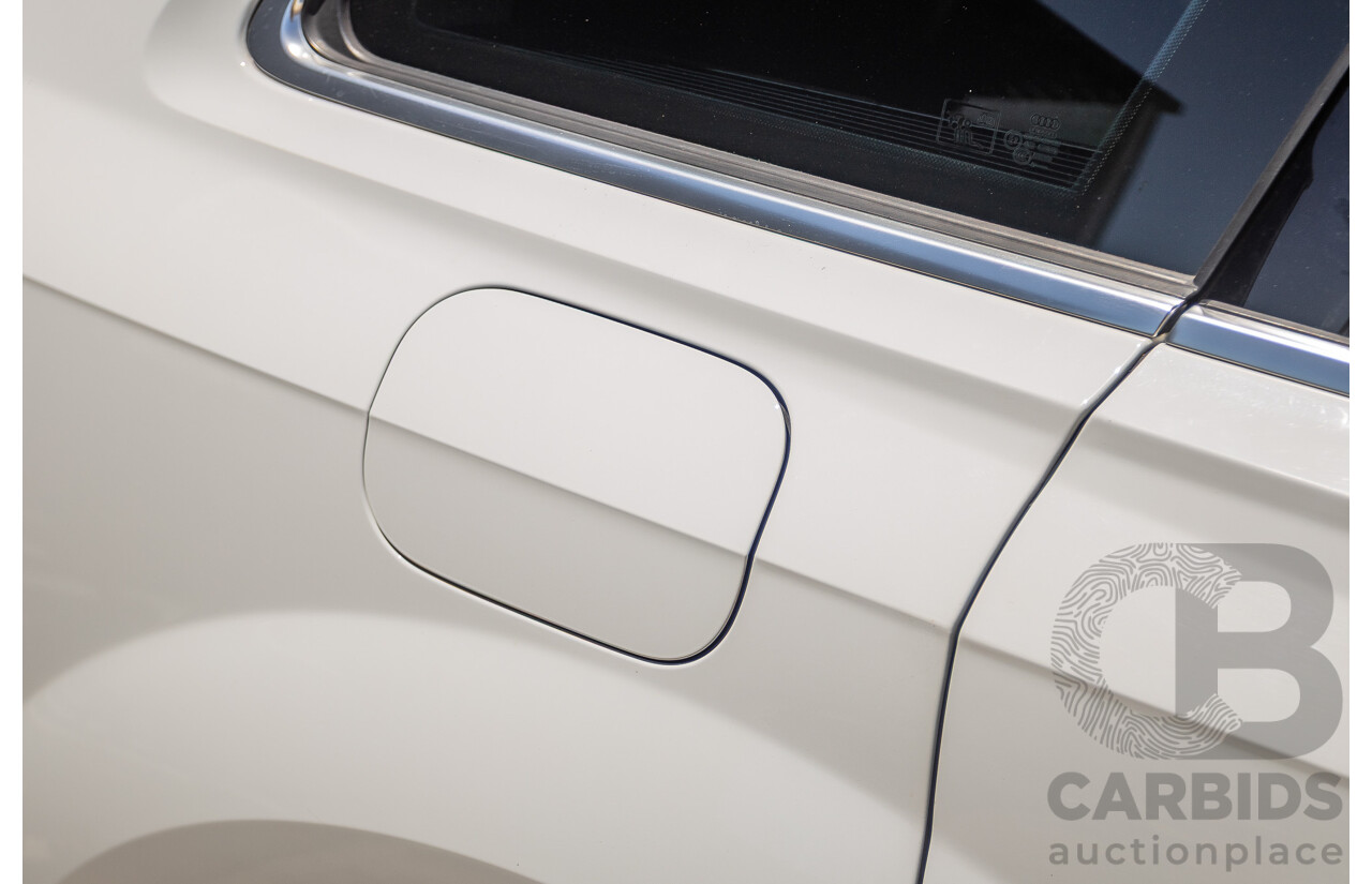 10/2015 Audi Q7 3.0 TDI Quattro (AWD) 4M 4D Wagon Pure White Turbo Diesel V6 (200kw) 3.0L - 7 seater