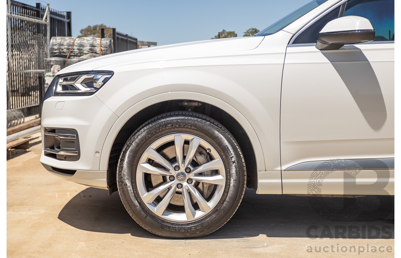 10/2015 Audi Q7 3.0 TDI Quattro (AWD) 4M 4D Wagon Pure White Turbo Diesel V6 (200kw) 3.0L - 7 seater
