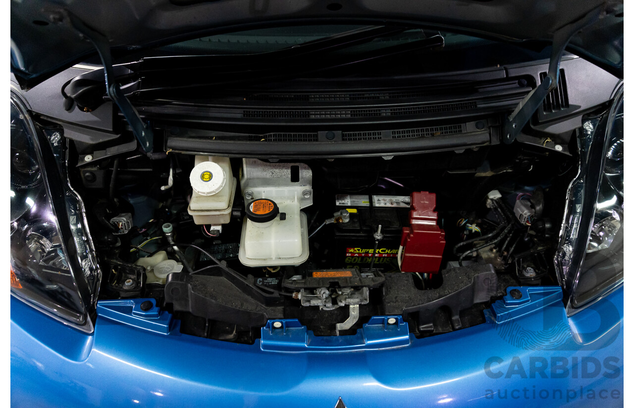 1/2013 Mitsubishi i-MiEV MY12 5d Hatchback Ocean Blue Metallic Dedicated Electric EV 49kW