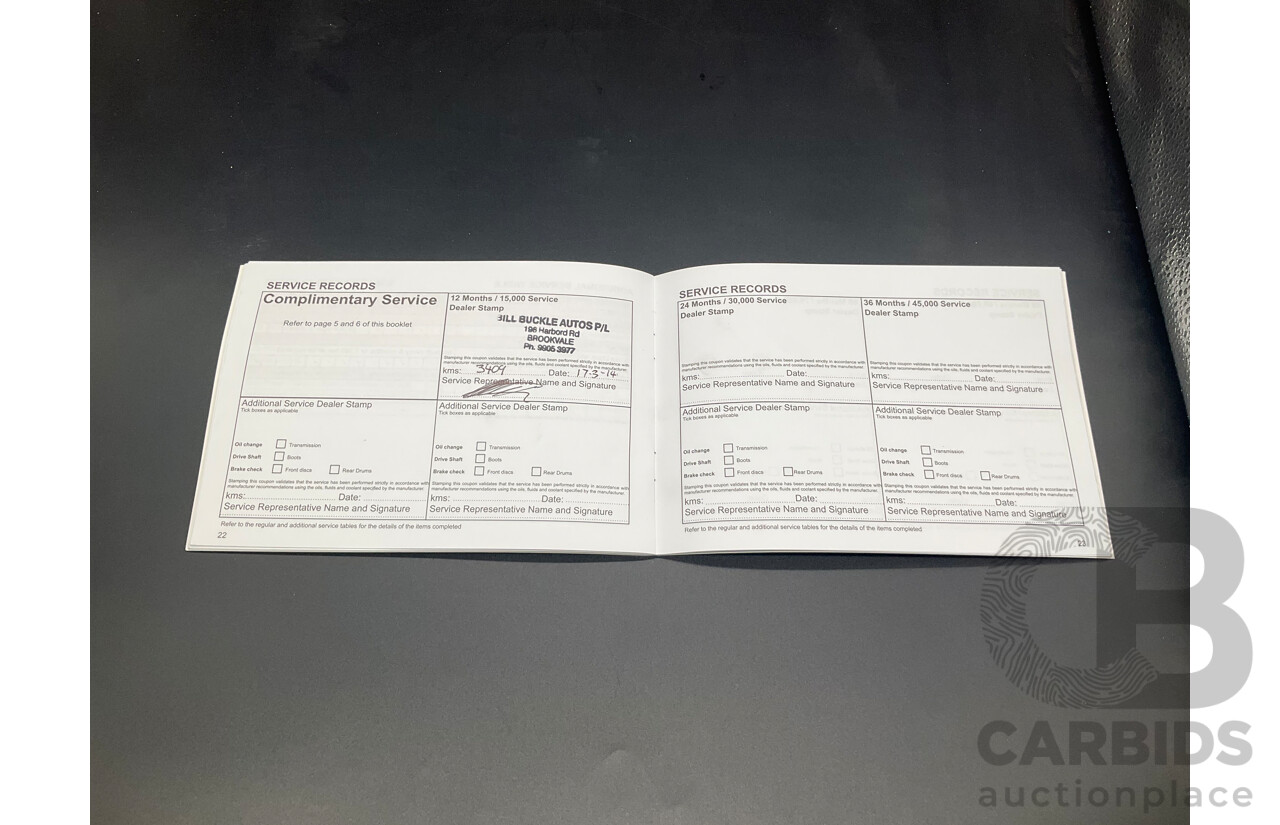 1/2013 Mitsubishi i-MiEV MY12 5d Hatchback Ocean Blue Metallic Dedicated Electric EV 49kW