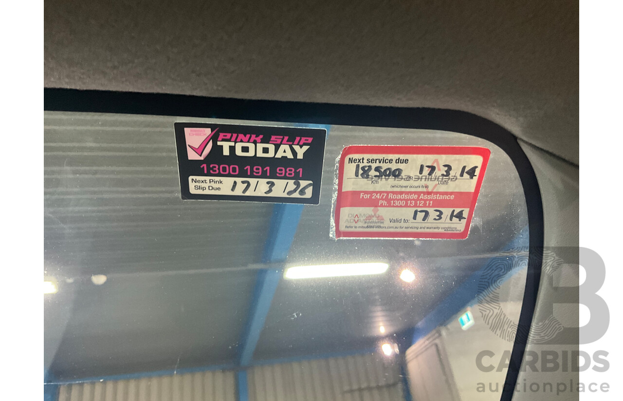 1/2013 Mitsubishi i-MiEV MY12 5d Hatchback Ocean Blue Metallic Dedicated Electric EV 49kW