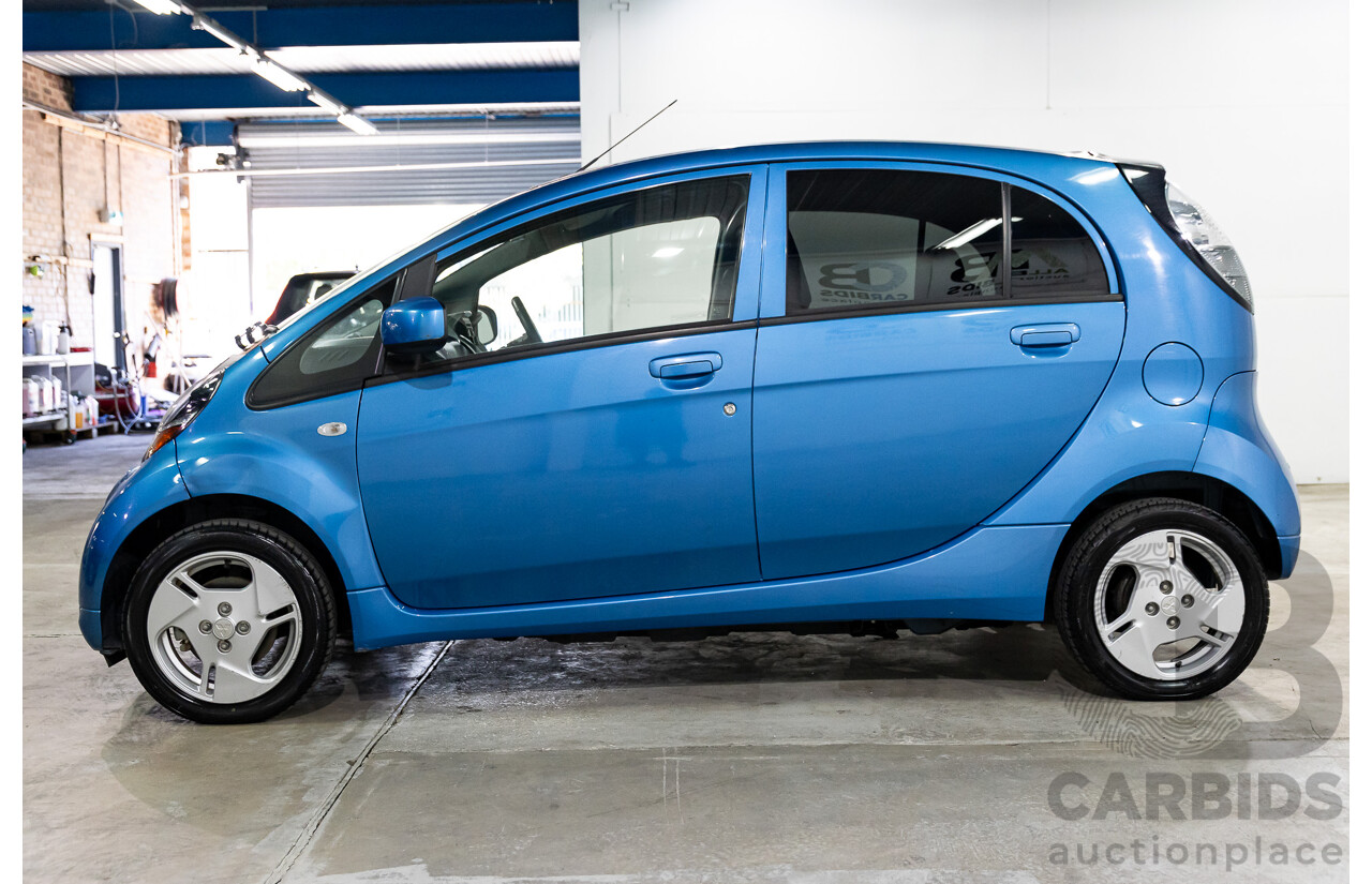 1/2013 Mitsubishi i-MiEV MY12 5d Hatchback Ocean Blue Metallic Dedicated Electric EV 49kW