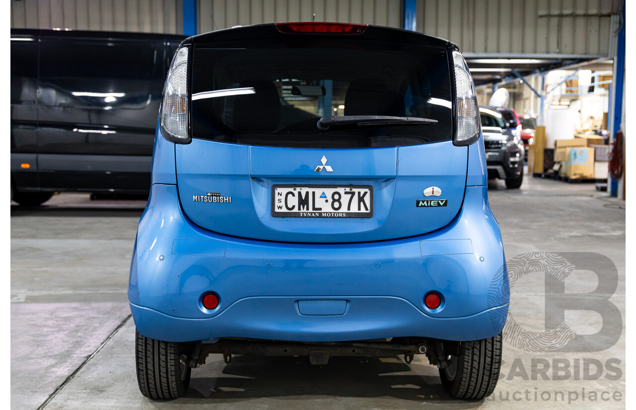 1/2013 Mitsubishi i-MiEV MY12 5d Hatchback Ocean Blue Metallic Dedicated Electric EV 49kW