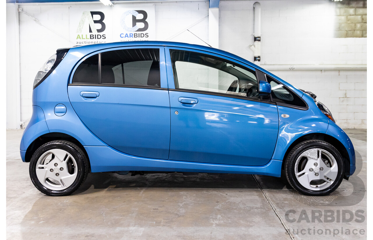 1/2013 Mitsubishi i-MiEV MY12 5d Hatchback Ocean Blue Metallic Dedicated Electric EV 49kW