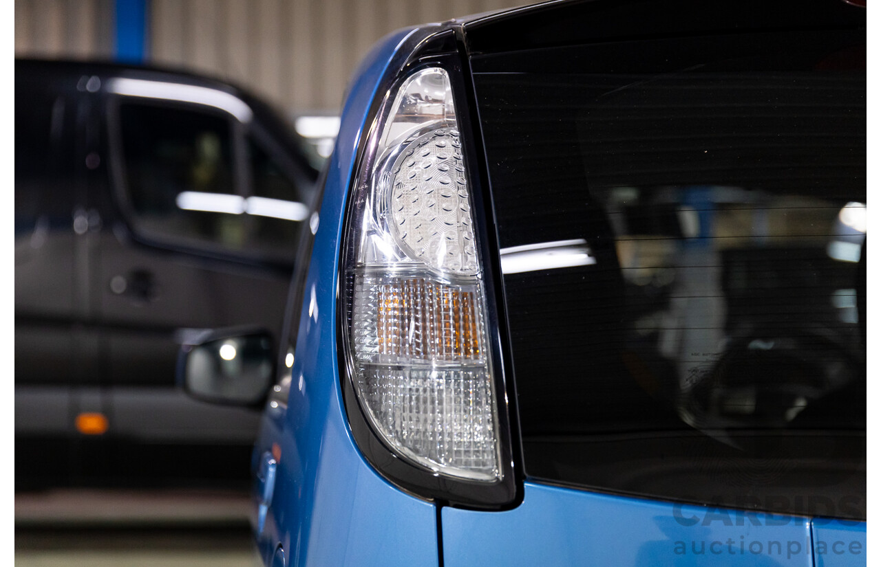 1/2013 Mitsubishi i-MiEV MY12 5d Hatchback Ocean Blue Metallic Dedicated Electric EV 49kW