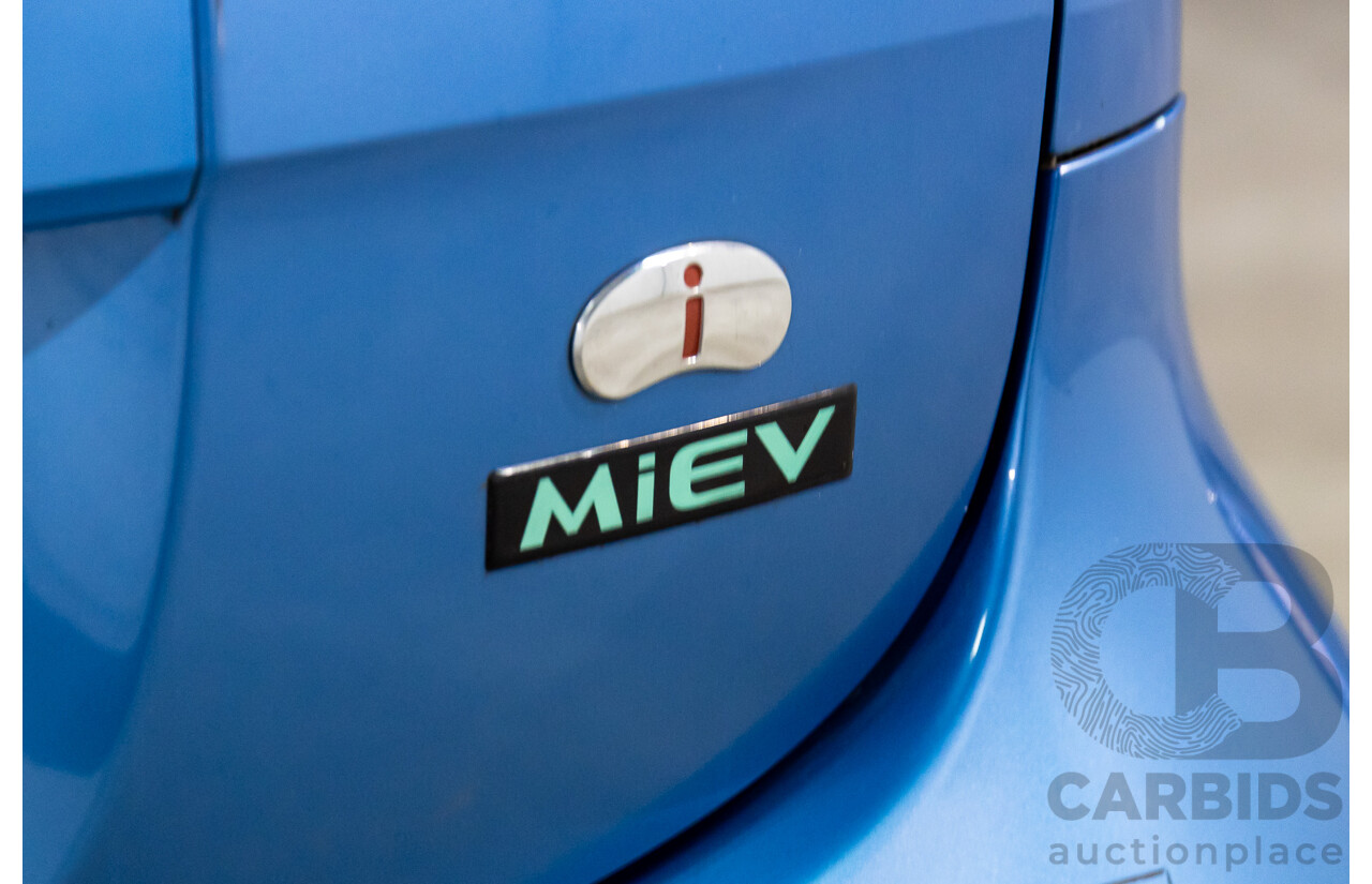 1/2013 Mitsubishi i-MiEV MY12 5d Hatchback Ocean Blue Metallic Dedicated Electric EV 49kW