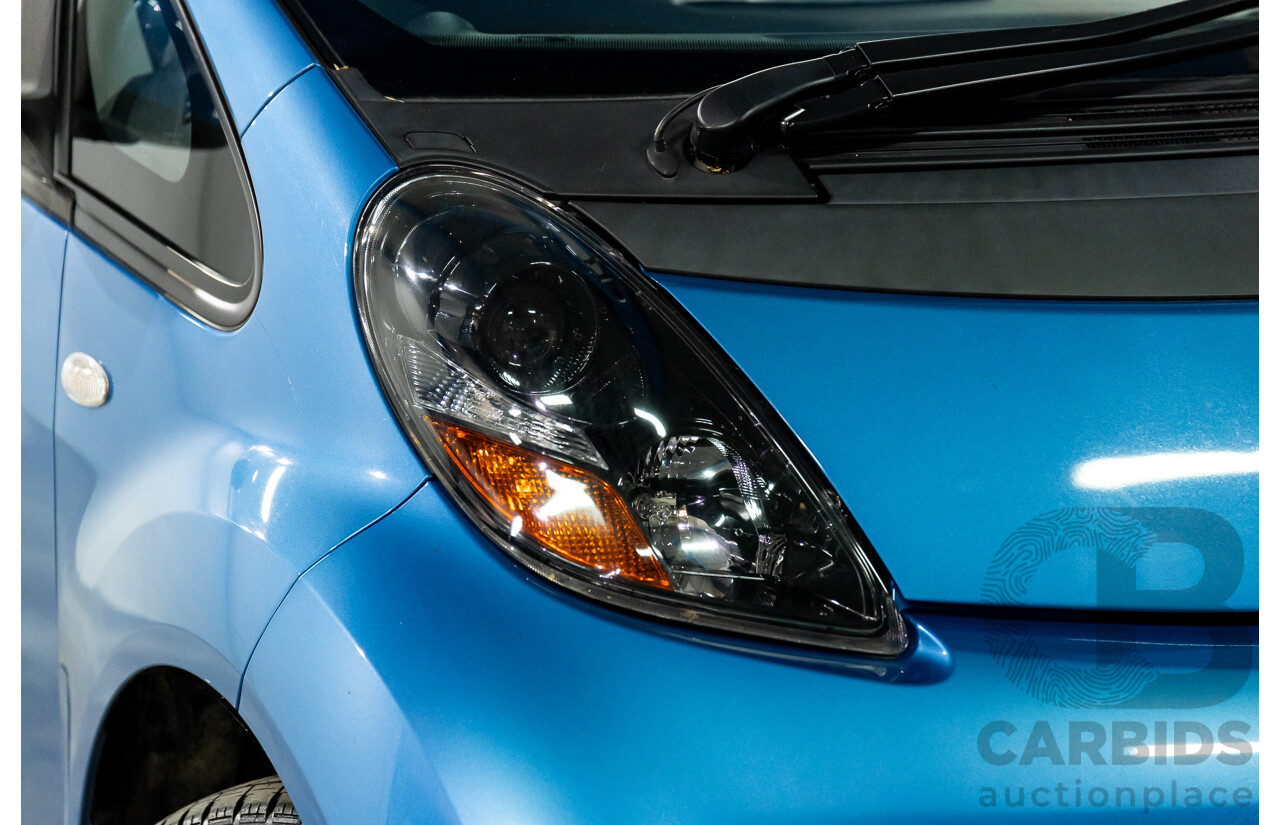 1/2013 Mitsubishi i-MiEV MY12 5d Hatchback Ocean Blue Metallic Dedicated Electric EV 49kW
