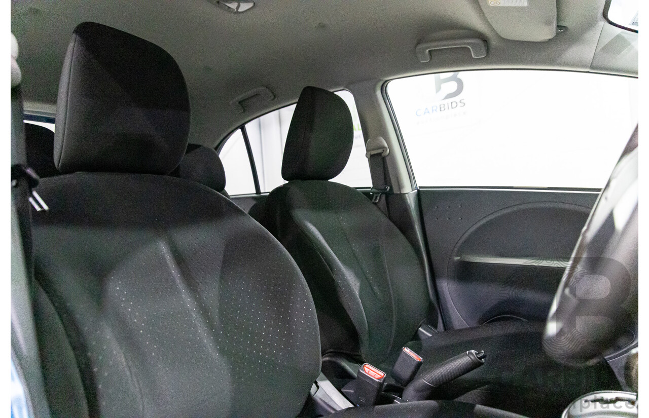 1/2013 Mitsubishi i-MiEV MY12 5d Hatchback Ocean Blue Metallic Dedicated Electric EV 49kW