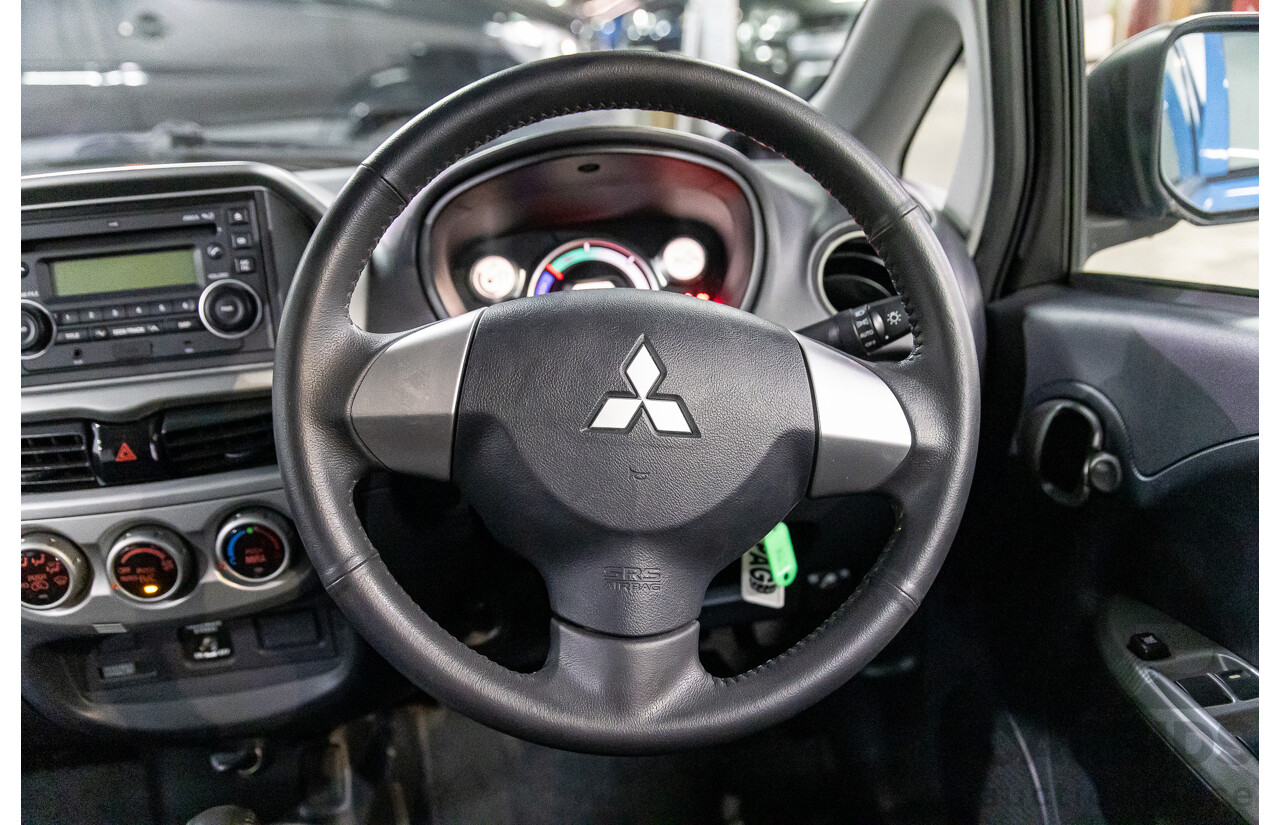 1/2013 Mitsubishi i-MiEV MY12 5d Hatchback Ocean Blue Metallic Dedicated Electric EV 49kW