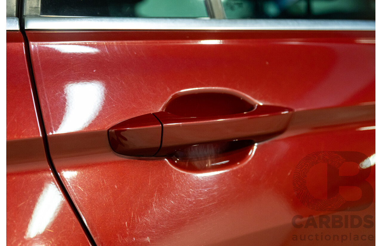 02/2018 Volkswagen Tiguan 162 TSI Sportline (AWD) 5NA MY18 4d Wagon Ruby Red Metallic Turbo 2.0L