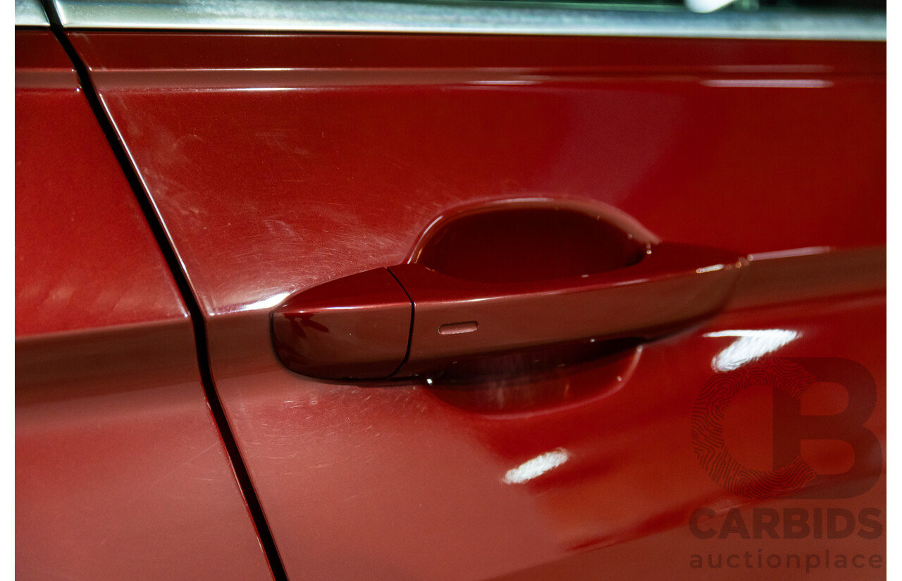 02/2018 Volkswagen Tiguan 162 TSI Sportline (AWD) 5NA MY18 4d Wagon Ruby Red Metallic Turbo 2.0L