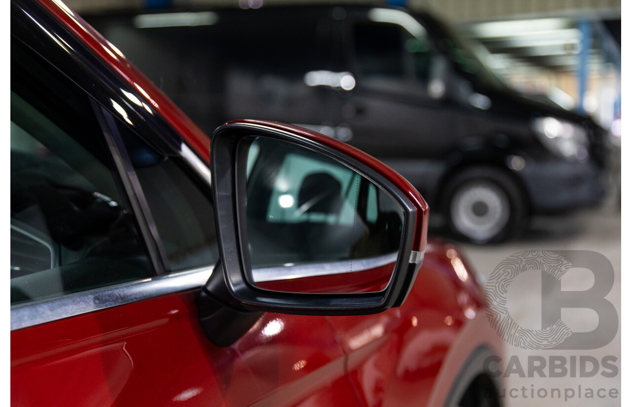 02/2018 Volkswagen Tiguan 162 TSI Sportline (AWD) 5NA MY18 4d Wagon Ruby Red Metallic Turbo 2.0L