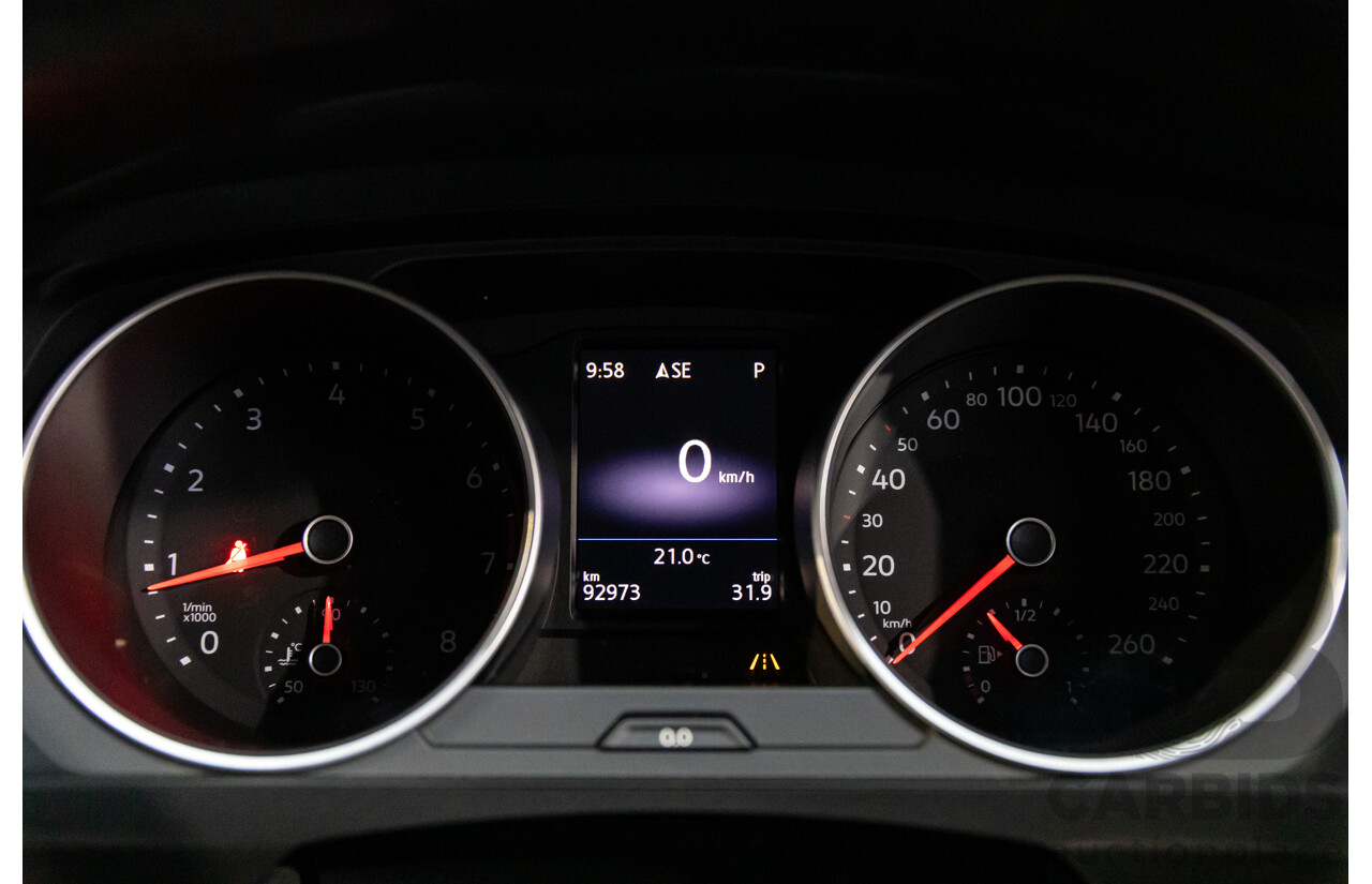 02/2018 Volkswagen Tiguan 162 TSI Sportline (AWD) 5NA MY18 4d Wagon Ruby Red Metallic Turbo 2.0L