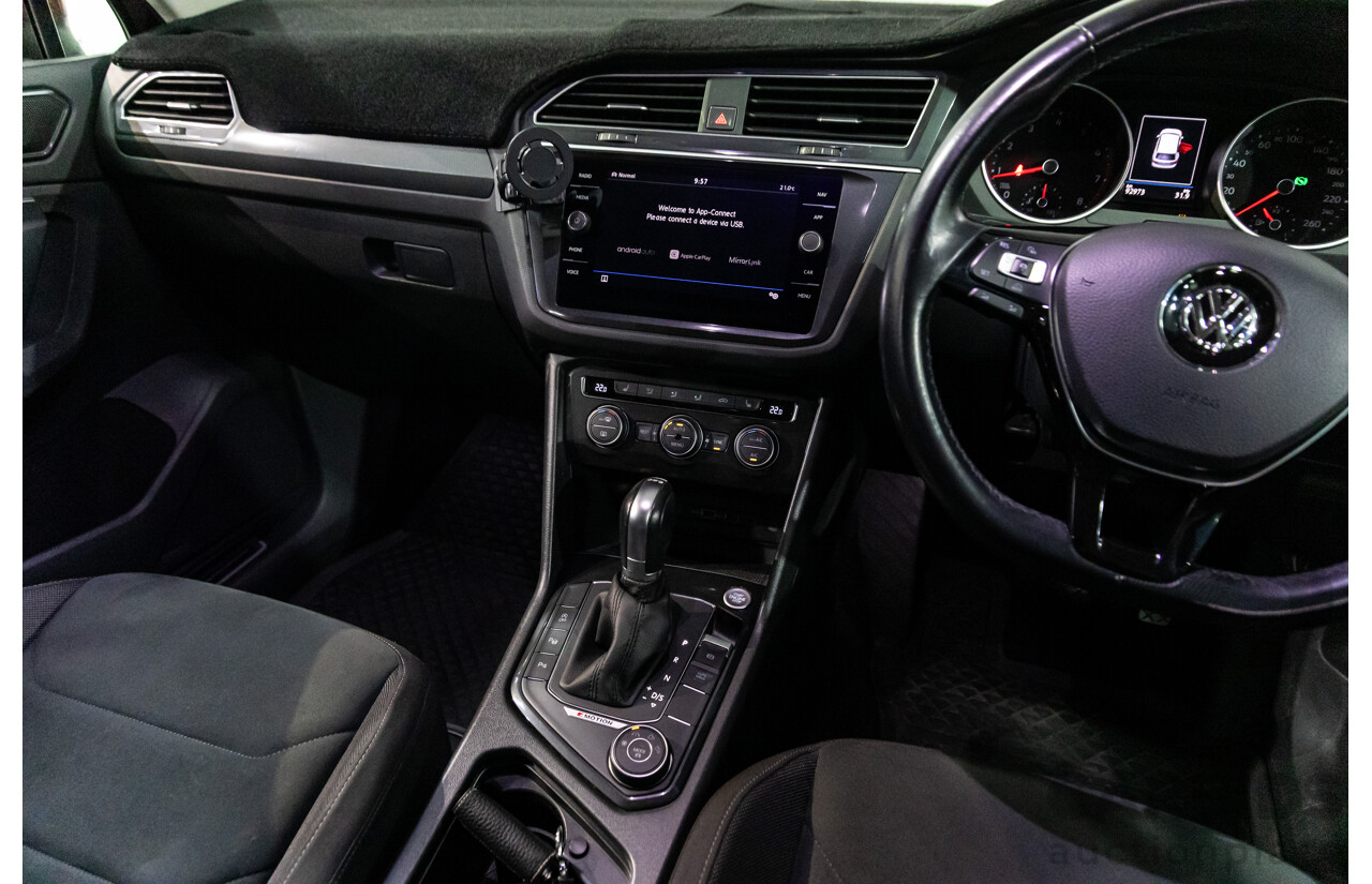 02/2018 Volkswagen Tiguan 162 TSI Sportline (AWD) 5NA MY18 4d Wagon Ruby Red Metallic Turbo 2.0L