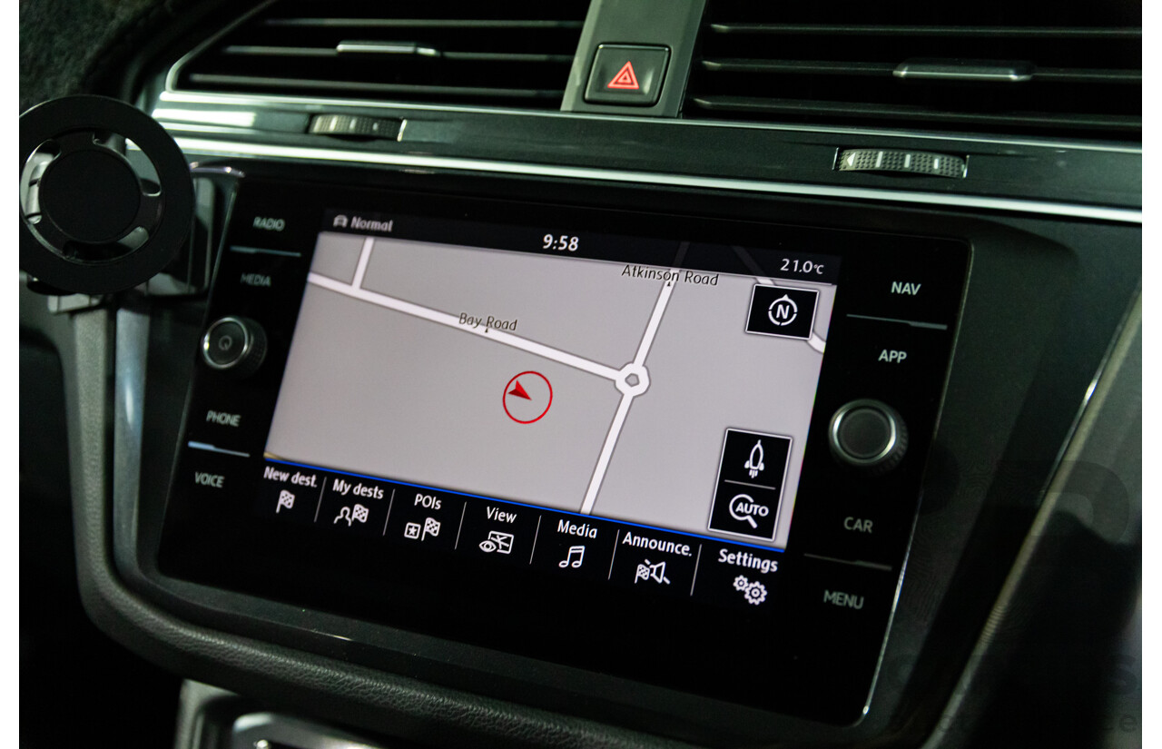 02/2018 Volkswagen Tiguan 162 TSI Sportline (AWD) 5NA MY18 4d Wagon Ruby Red Metallic Turbo 2.0L