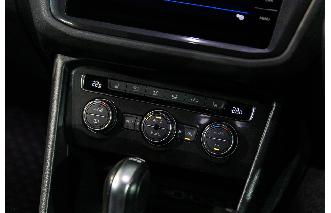 02/2018 Volkswagen Tiguan 162 TSI Sportline (AWD) 5NA MY18 4d Wagon Ruby Red Metallic Turbo 2.0L