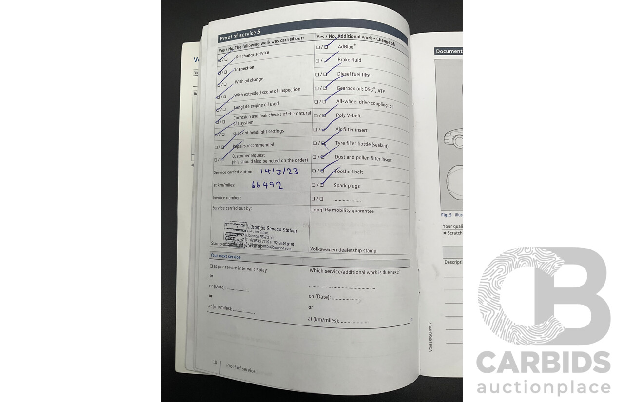 02/2018 Volkswagen Tiguan 162 TSI Sportline (AWD) 5NA MY18 4d Wagon Ruby Red Metallic Turbo 2.0L