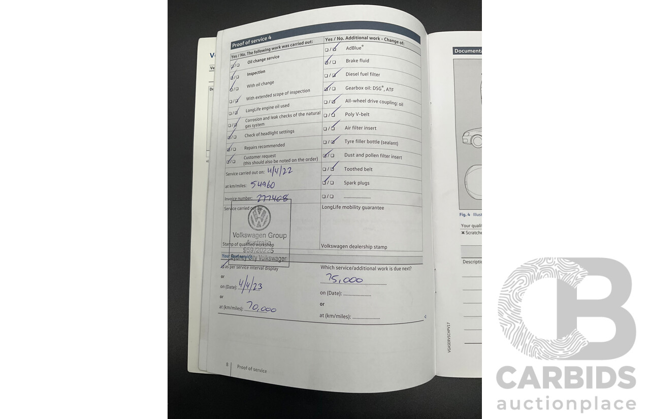 02/2018 Volkswagen Tiguan 162 TSI Sportline (AWD) 5NA MY18 4d Wagon Ruby Red Metallic Turbo 2.0L