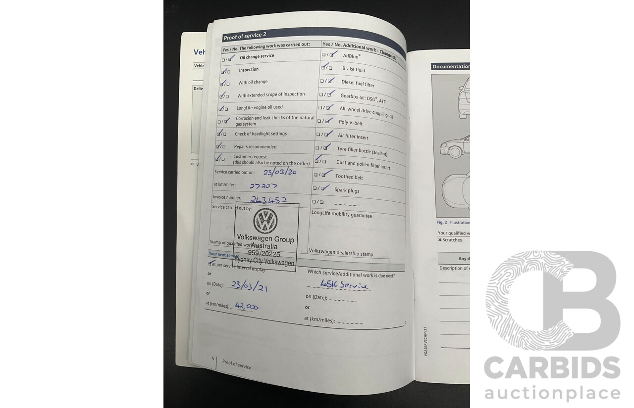 02/2018 Volkswagen Tiguan 162 TSI Sportline (AWD) 5NA MY18 4d Wagon Ruby Red Metallic Turbo 2.0L