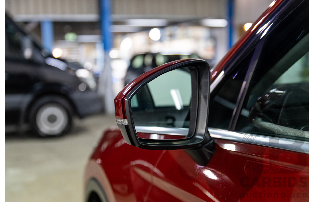 02/2018 Volkswagen Tiguan 162 TSI Sportline (AWD) 5NA MY18 4d Wagon Ruby Red Metallic Turbo 2.0L