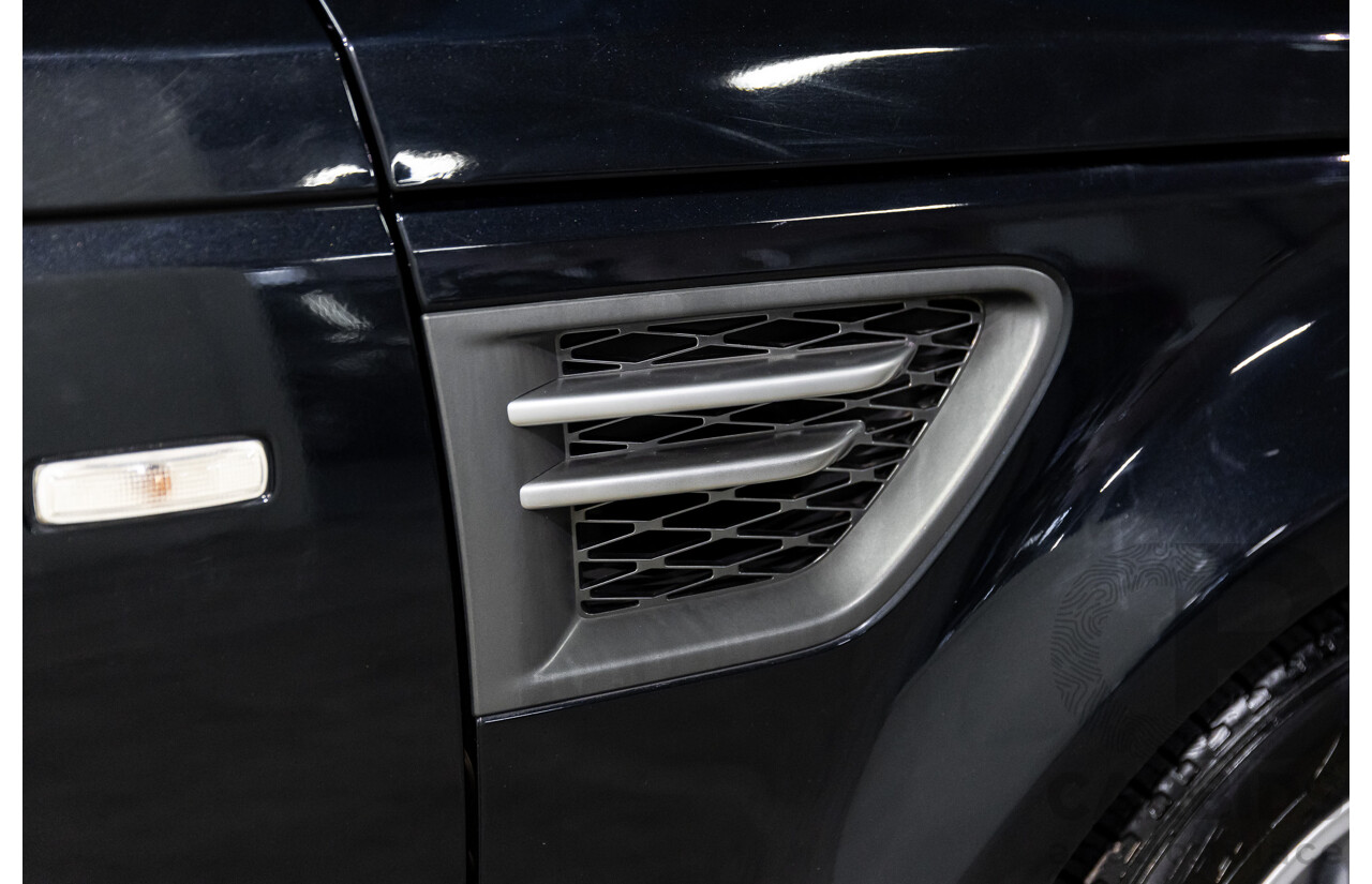 9/2011 Range Rover Range Rover Sport 3.0 TDV6 MY11 4d Wagon Sumatra Black Metallic Turbo Diesel V6 3.0L