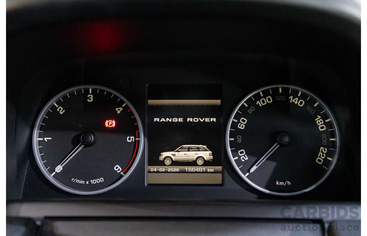 9/2011 Range Rover Range Rover Sport 3.0 TDV6 MY11 4d Wagon Sumatra Black Metallic Turbo Diesel V6 3.0L