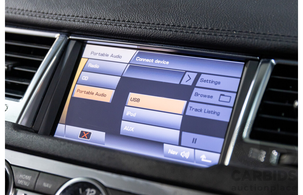 9/2011 Range Rover Range Rover Sport 3.0 TDV6 MY11 4d Wagon Sumatra Black Metallic Turbo Diesel V6 3.0L