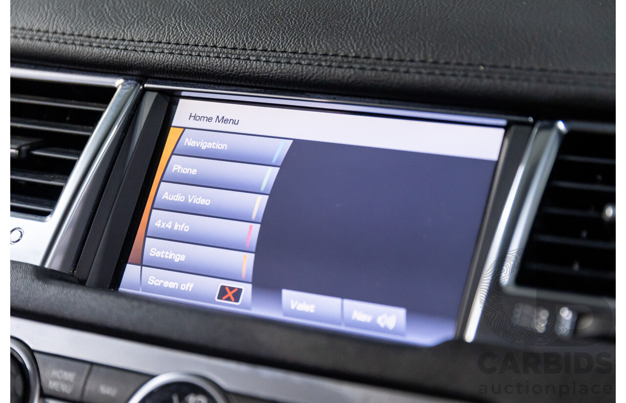 9/2011 Range Rover Range Rover Sport 3.0 TDV6 MY11 4d Wagon Sumatra Black Metallic Turbo Diesel V6 3.0L