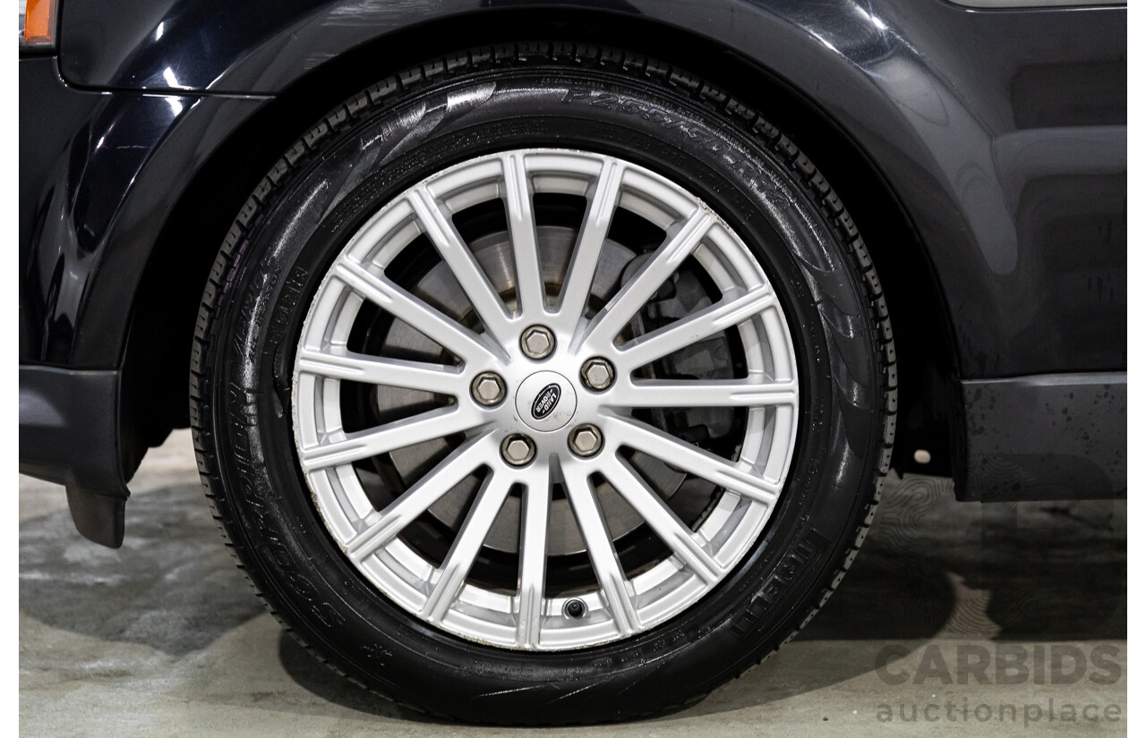 9/2011 Range Rover Range Rover Sport 3.0 TDV6 MY11 4d Wagon Sumatra Black Metallic Turbo Diesel V6 3.0L