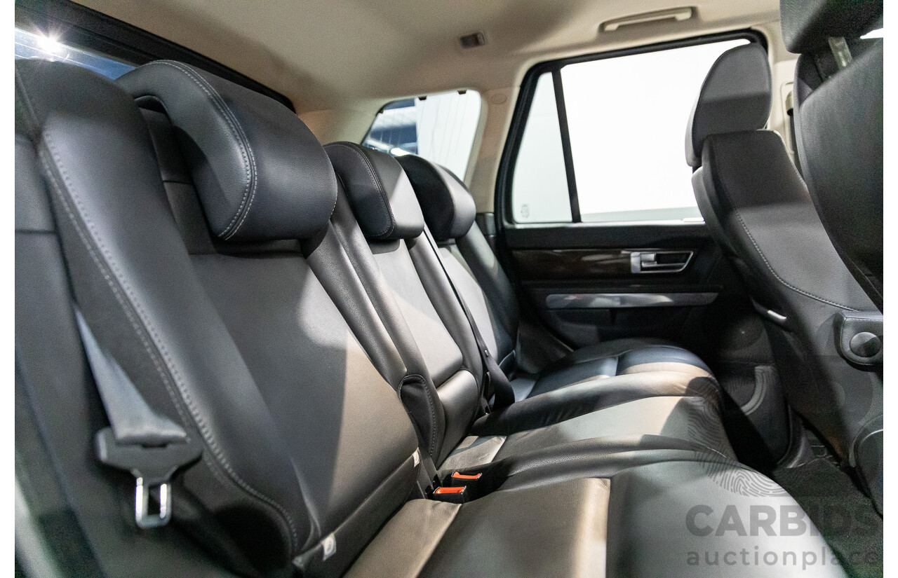 9/2011 Range Rover Range Rover Sport 3.0 TDV6 MY11 4d Wagon Sumatra Black Metallic Turbo Diesel V6 3.0L