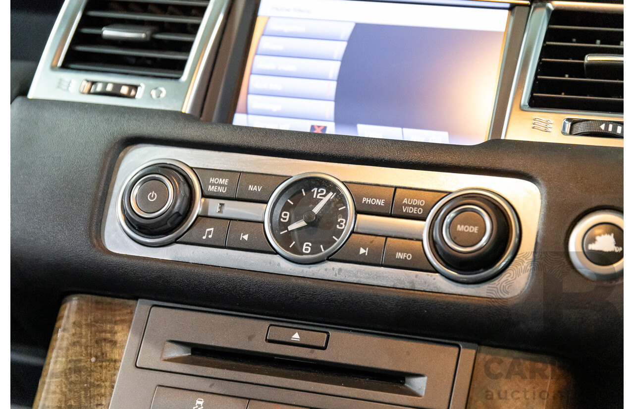 9/2011 Range Rover Range Rover Sport 3.0 TDV6 MY11 4d Wagon Sumatra Black Metallic Turbo Diesel V6 3.0L