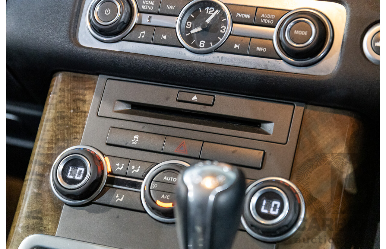 9/2011 Range Rover Range Rover Sport 3.0 TDV6 MY11 4d Wagon Sumatra Black Metallic Turbo Diesel V6 3.0L