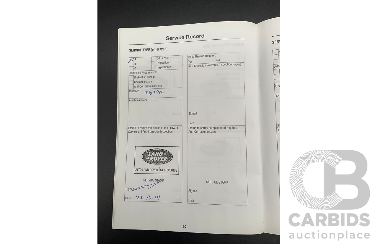 9/2011 Range Rover Range Rover Sport 3.0 TDV6 MY11 4d Wagon Sumatra Black Metallic Turbo Diesel V6 3.0L