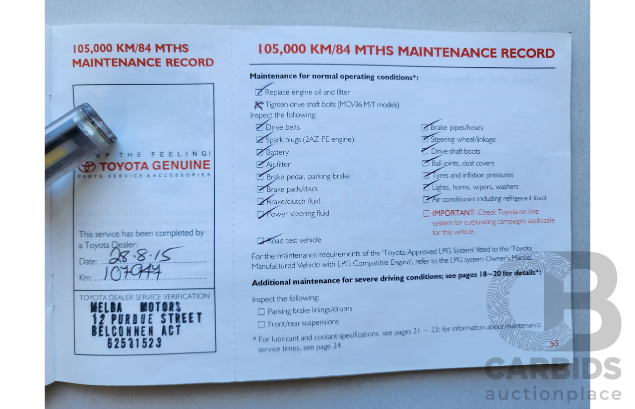 1/2005 Toyota Camry Altise ACV36R UPGRADE 4d Sedan Silver 2.4L