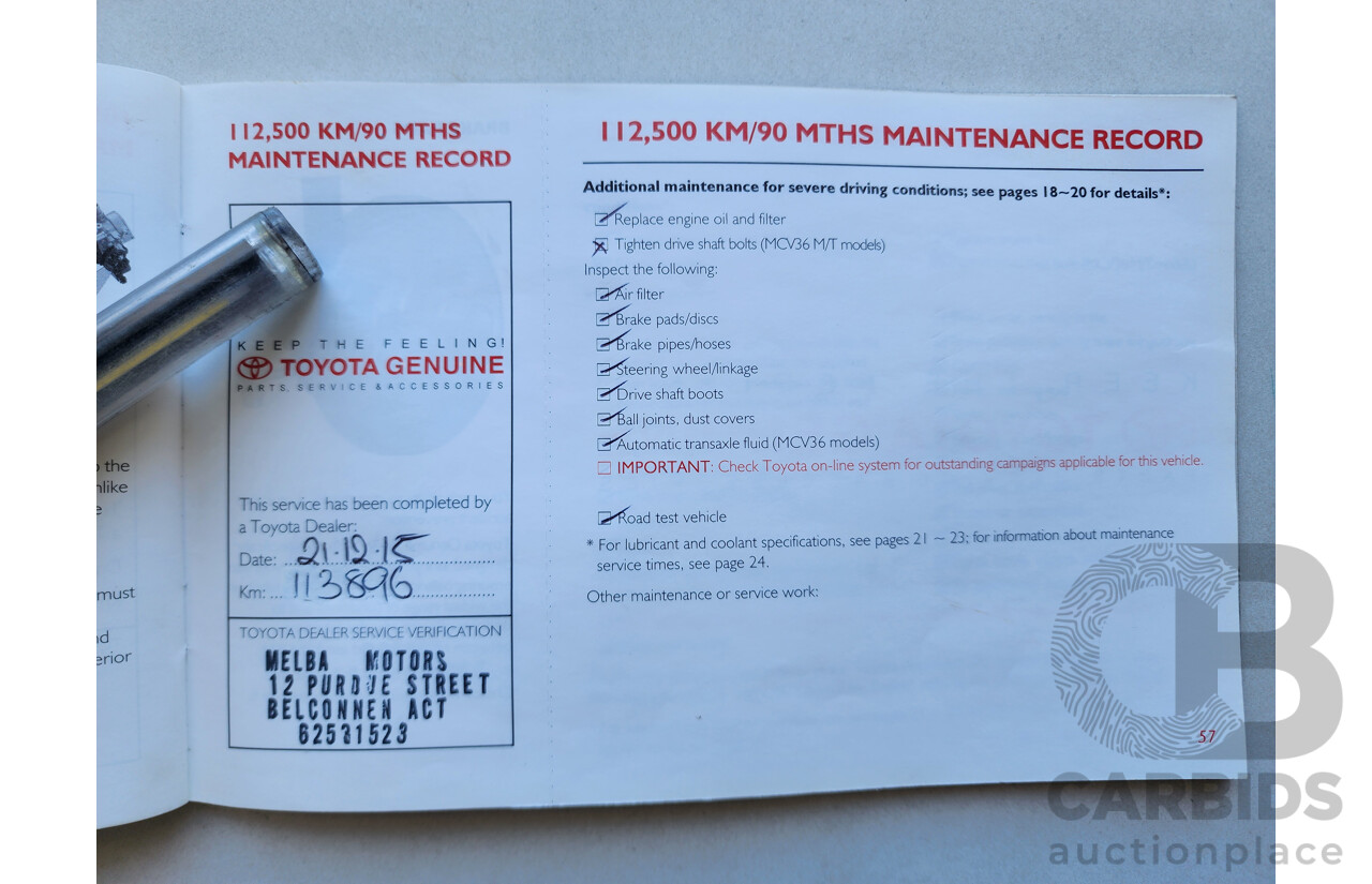 1/2005 Toyota Camry Altise ACV36R UPGRADE 4d Sedan Silver 2.4L