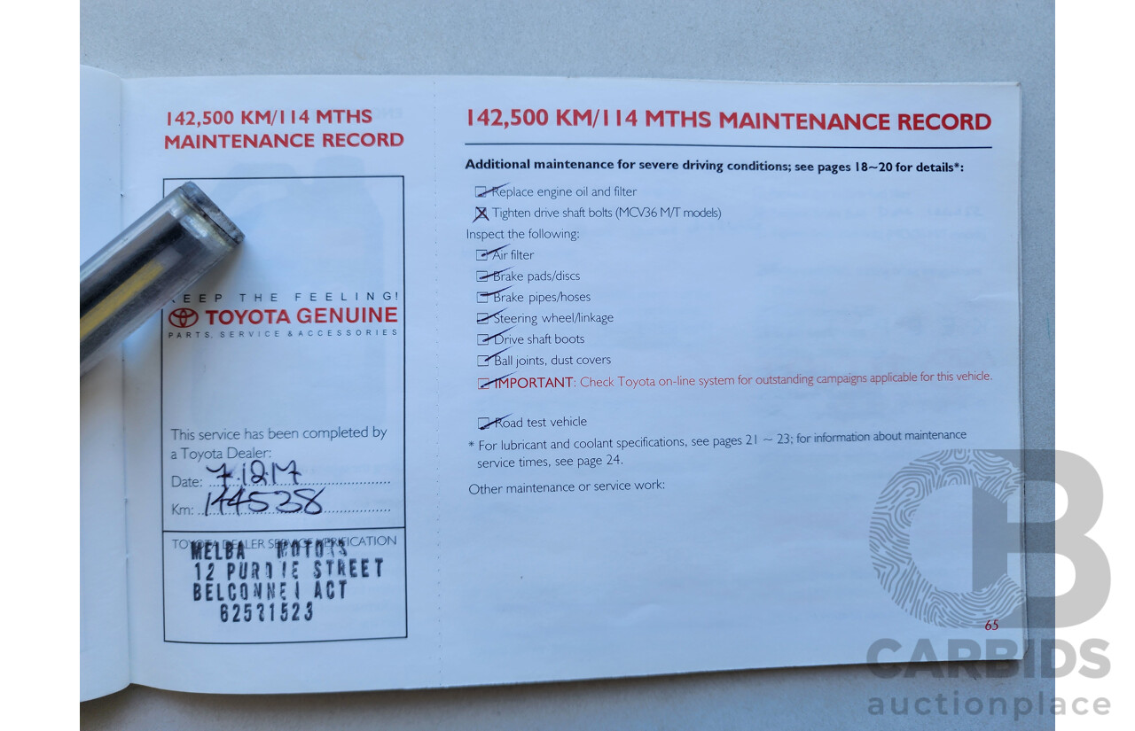 1/2005 Toyota Camry Altise ACV36R UPGRADE 4d Sedan Silver 2.4L