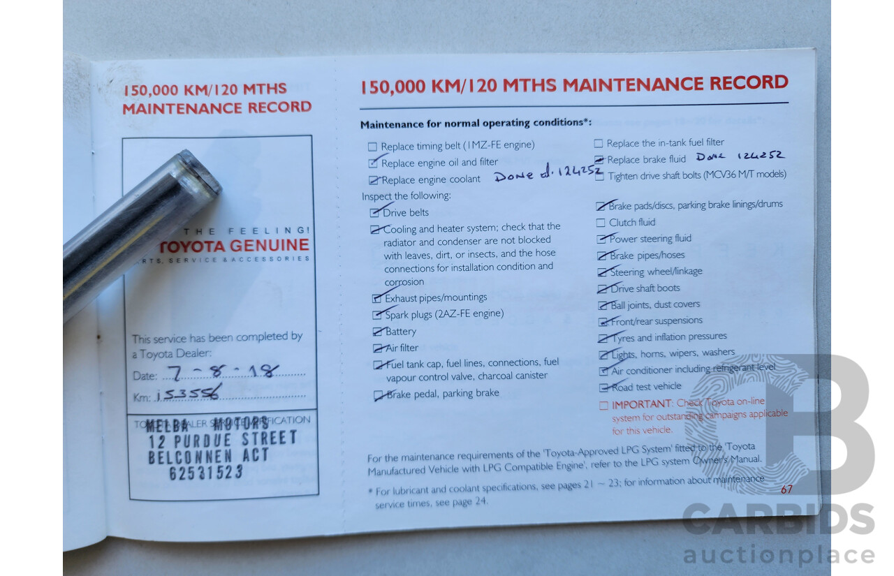 1/2005 Toyota Camry Altise ACV36R UPGRADE 4d Sedan Silver 2.4L