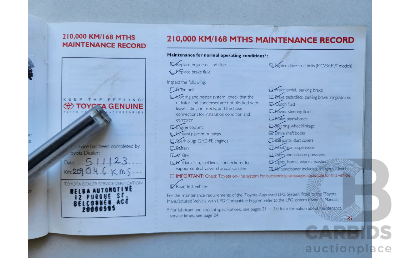 1/2005 Toyota Camry Altise ACV36R UPGRADE 4d Sedan Silver 2.4L