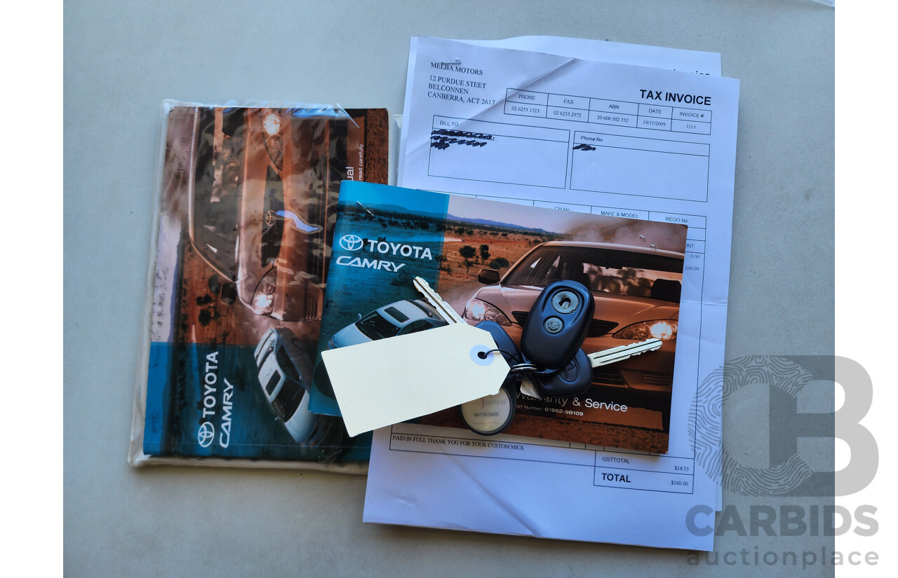 1/2005 Toyota Camry Altise ACV36R UPGRADE 4d Sedan Silver 2.4L