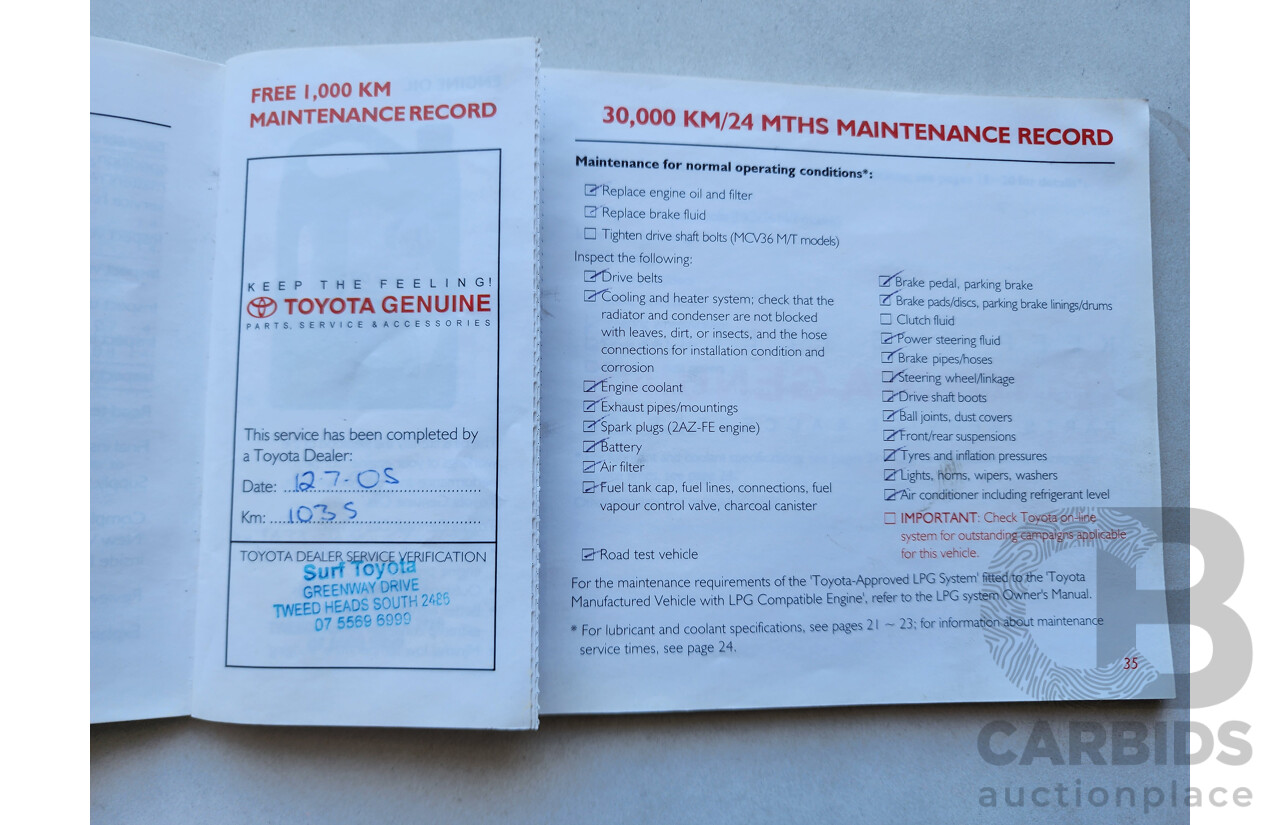 1/2005 Toyota Camry Altise ACV36R UPGRADE 4d Sedan Silver 2.4L