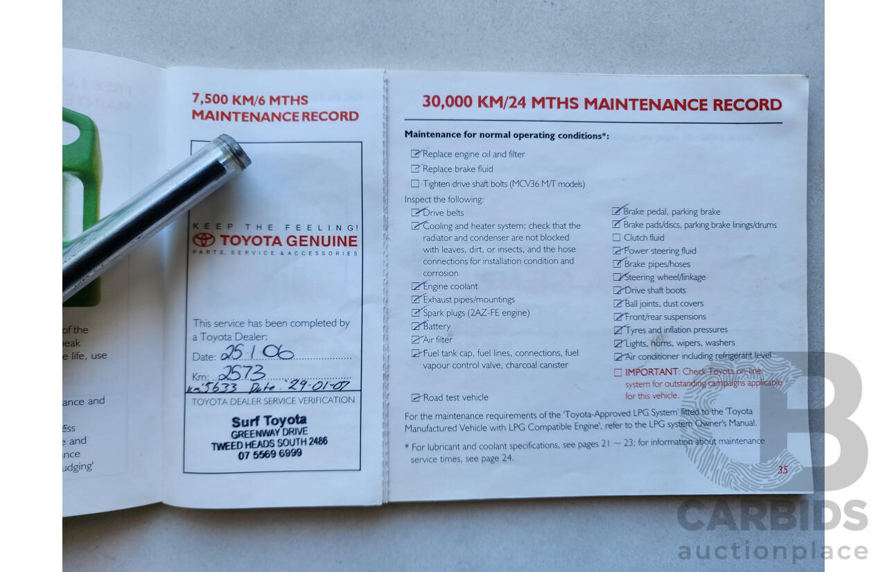 1/2005 Toyota Camry Altise ACV36R UPGRADE 4d Sedan Silver 2.4L