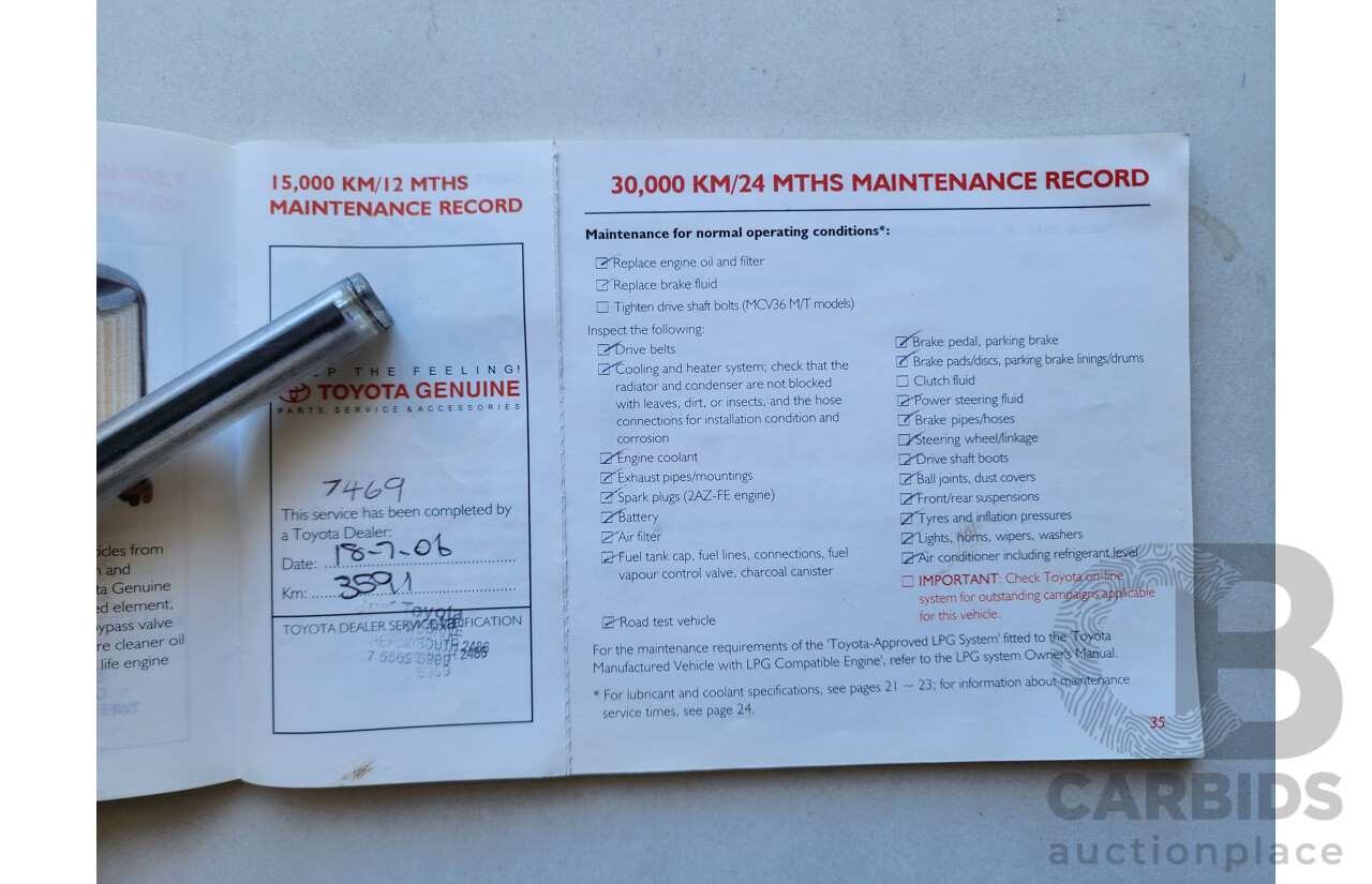 1/2005 Toyota Camry Altise ACV36R UPGRADE 4d Sedan Silver 2.4L