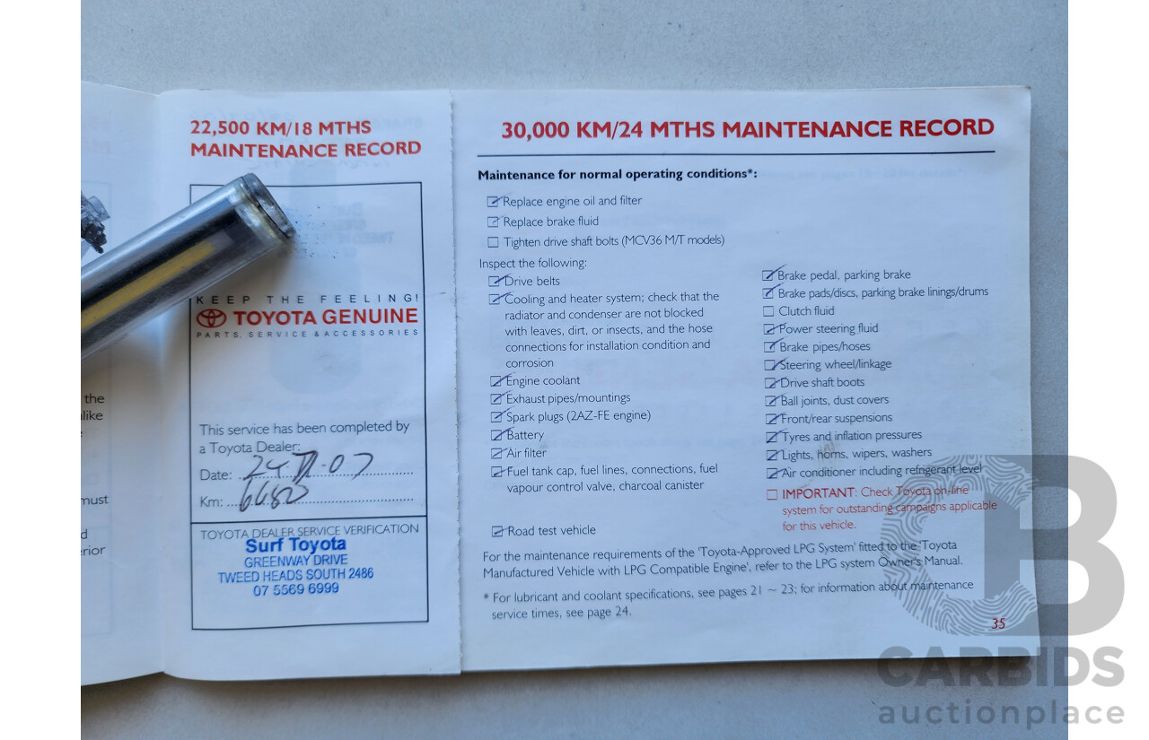 1/2005 Toyota Camry Altise ACV36R UPGRADE 4d Sedan Silver 2.4L