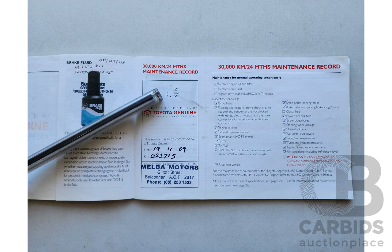 1/2005 Toyota Camry Altise ACV36R UPGRADE 4d Sedan Silver 2.4L