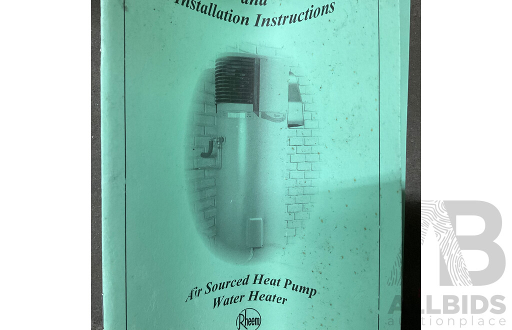 Rheem Air Sourced Outdoor Heat Pump 275L - 55127507/A