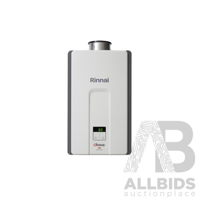 Rinnai Infinity 28i Internal Continuous Flow Hot Water System 60°C - INF28IL60 (LP GAS) - ORP$ 2,345