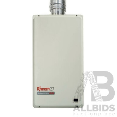 Rheem 6Star 27L Indoor Gas Continuous Flow Hot Water System 82 Degrees Preset Natural Gas - ORP $4,500