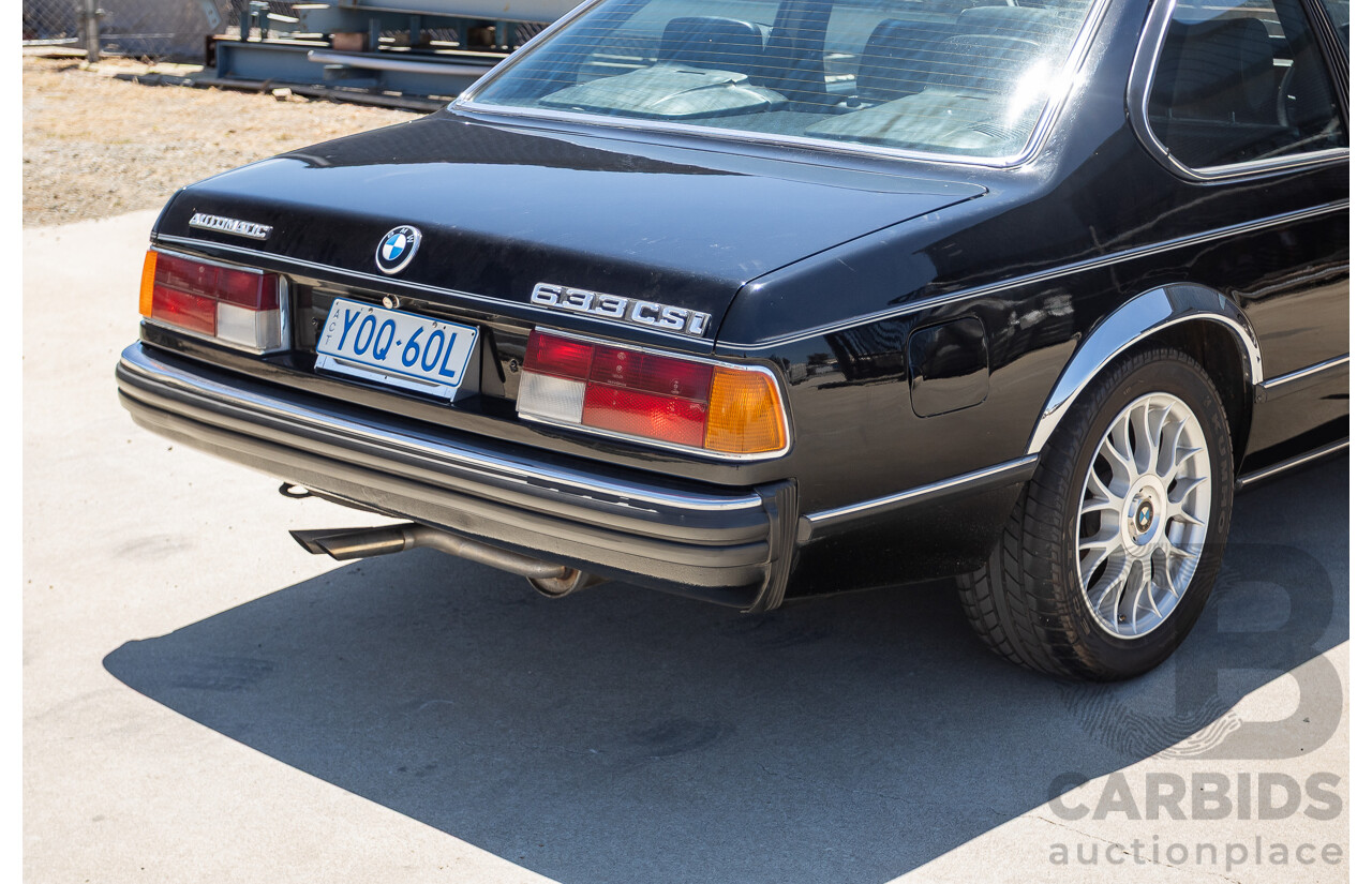 1/1977 BMW 633CSi E24 2D Coupe Schwarz Black 3.2L - Import